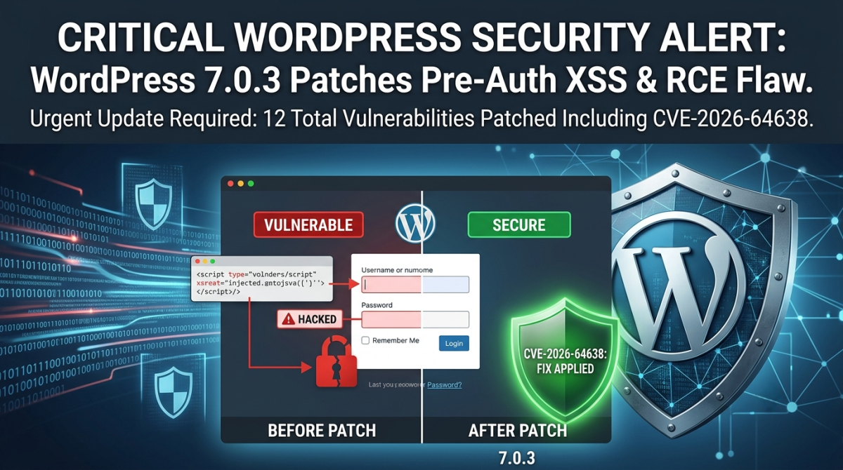 WordPress 7.0.3 Released: What the New High-Severity Login Vulnerability Means for Your Site